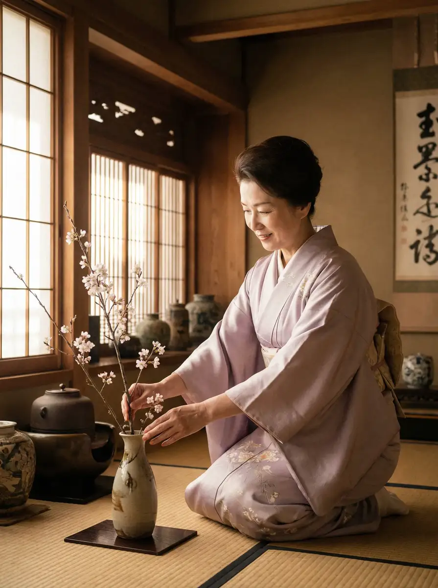 一位优雅的 黄色仓库-高清免费成人视频|独家资源集合|安全入口 在和室中插花